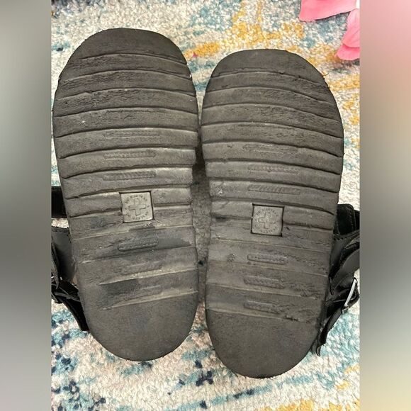 Dr. Martens Voss Ankle Strap Sandals Black Leather Size 9 - Picture 8 of 10